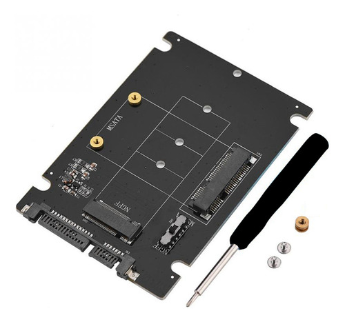 Convertidor/adaptador 2 En 1 Msata A Ngff (m.2) A Iii Sata3