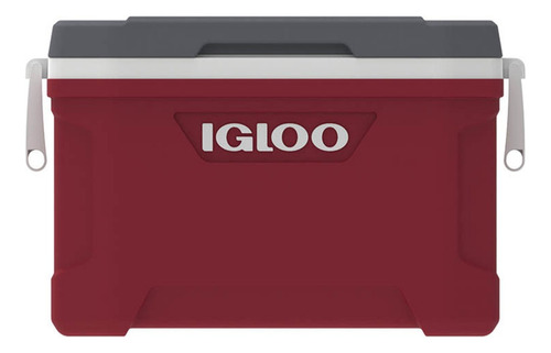 Nevera Hielera Plástica Igloo Latitud 49 Lts 52qt Roja