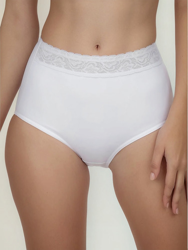 Pantaleta Completa Con Refuerzo De Abdomen. Brasjade 5083