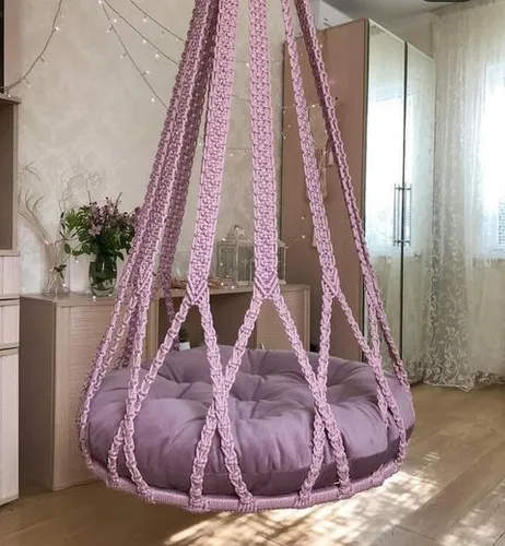 Silla Columpio Macramé