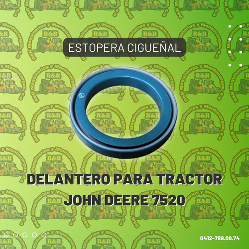 Estopera Cigueñal Delantero Para Tractor John Deere 7520