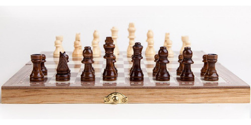 Juego De Mesa De Viaje Juguetes De Ajedrez De Madera Juego