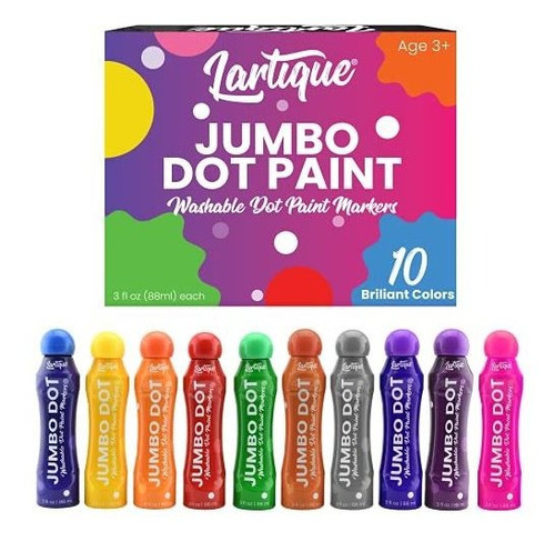 Arte Y Manualidad Para Ni Lartique 10 Jumbo Dot Paint Para N