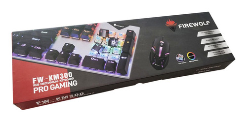 Imagen 5 de 5 de Teclado Gamer Pc Mecanico Rgb Fw-km300