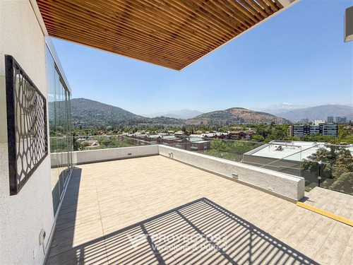 Exquisito Penthouse Con Azotea Venta De 3 Dorm. En Vitacura
