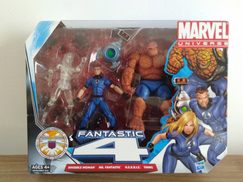 Marvel Universe Team Pack Fantastic Four Variante Invisible 