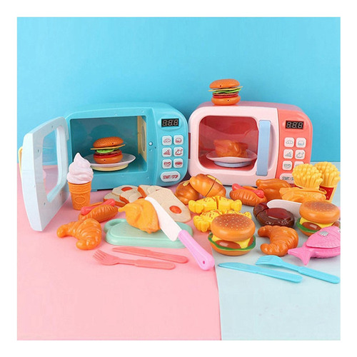 / Juego De Horno De Microondas Electrónico Infantil 31