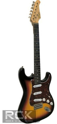 Guitarra Seiki Vintage Shinobi Ash Sss Seymour Duncan Color Ash Sunburst Purple Heart