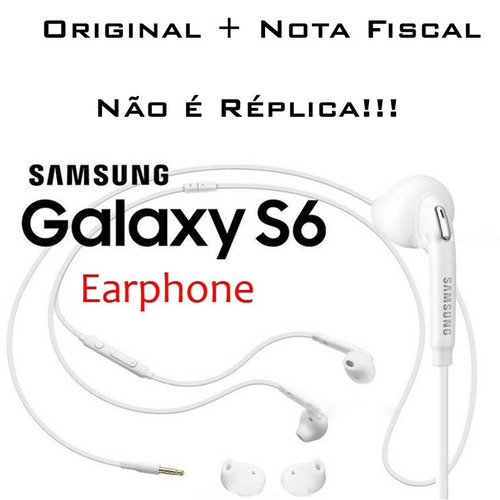 Fone De Ouvido Samsung Galaxy S7, S6 Original-não É Réplica