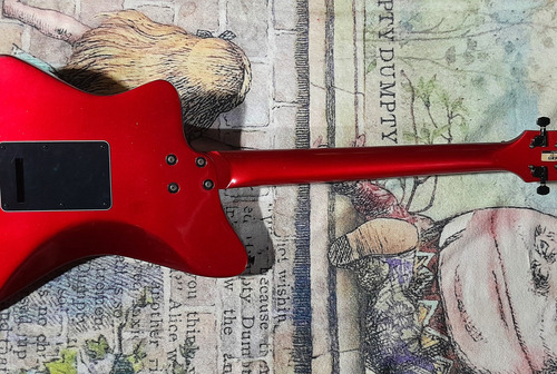 Guitarra Fernandes Vertigo Japan 2003 Gotoh Tesla Floyd Rose Destro Vermelho Metálico Maple E Rosewood (Usado)