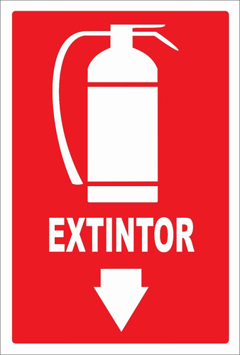 Vector Anuncio Extintor