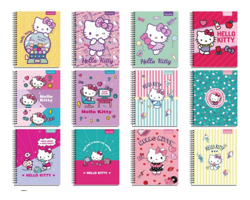 Pack 10 Cuaderno Universitario Hello Kitty Proarte Original