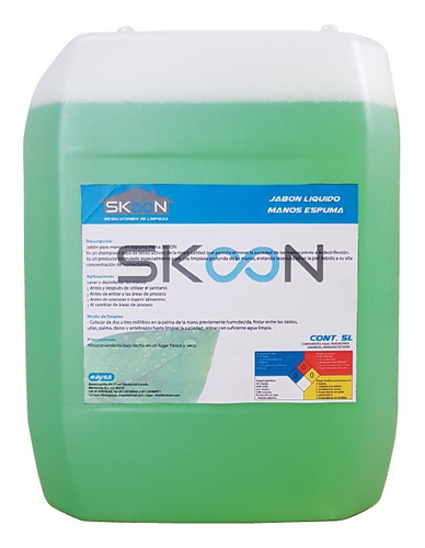Desinfectante En Spray Base Sales Cuaternarias De Amonio 5lt