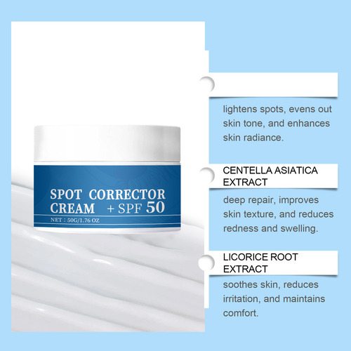 Crema Correctora De Manchas Uv, Crema Facial, Hidratante Y C