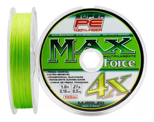 Multifilamento Maruri Max Force 4x Todas Las Medidas