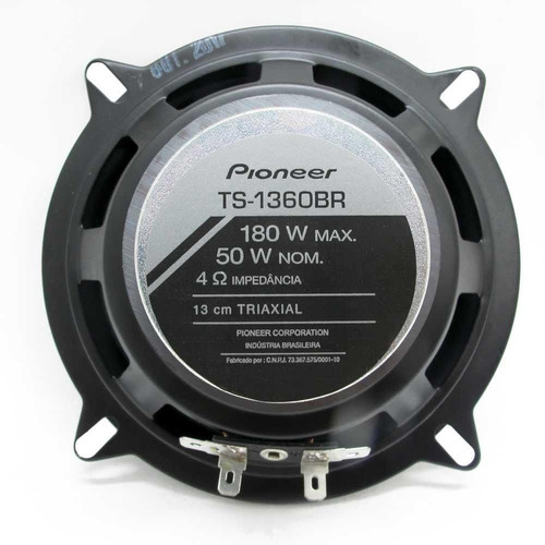 Imagem 3 de 4 de Kit Alto Falante 5 Polegadas Triaxial Ts-1360br 50w 4 Ohms