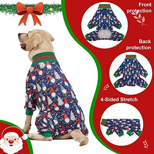 Lovinpet - Pijama De Navidad Para Perro Grande - Traje De Na