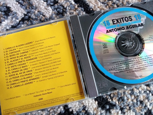 Antonio Aguilar Cd 15 Exitos De Corridos De Caballos (Usado)