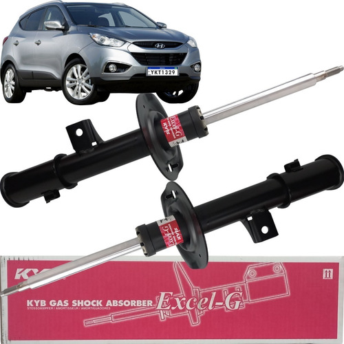 Par De Amortecedor Dianteiro Kyb Excel-g Gás Ix35 Sportage