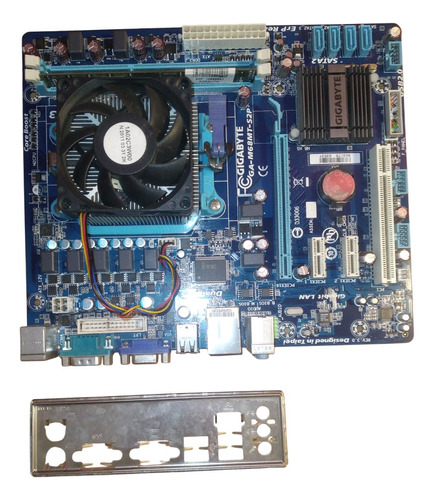 Pack Placa Madre  Gigabyte Am3 -  Cpu Athlon X3 