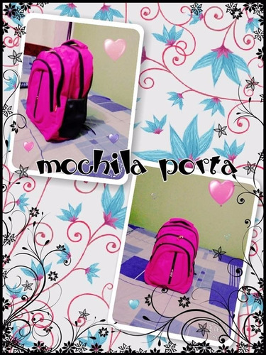 Mochila Porta Nuevo P Mujer Colegio Viaje Delivery Oferta