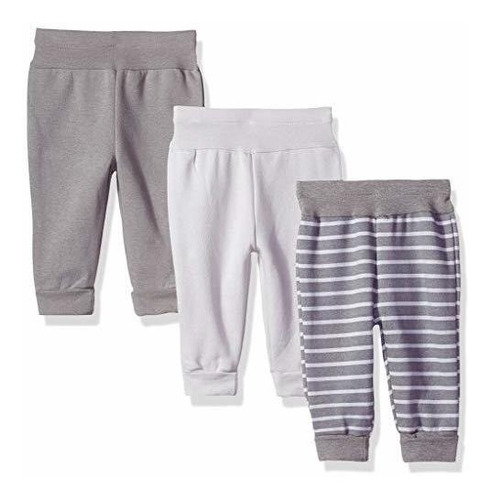 Hanes Ultimate Baby Flexy Paquete De 3 Joggers De Felpa Con 