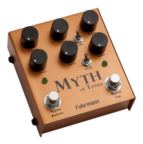 Pedal Myth Of Tones Fuhrmann My01 Cobre Drive Duplo Com Sonoridade Transparente