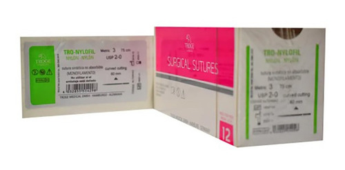 Suturas Nylon, Vicril,no Absorbible Varias Medidas X 12 Uni