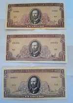 Comprar Lote Billetes 1 Escudo Diferentes Firmas Impecables (grw)