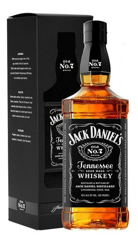 Imagen 2 de 3 de Whisky Jack Daniels Black Label 700 Ml