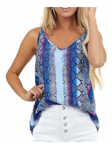 Gugsi Tank Top For Dama Spahetti Strap Snake Camisole 5