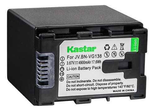 Kastar Bn-vg138 - Batería Totalmente Decodificada Para Jvc.