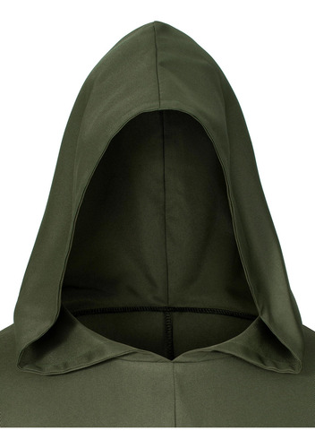 Capa Medieval Renacentista Con Capucha Disfraz Halloween