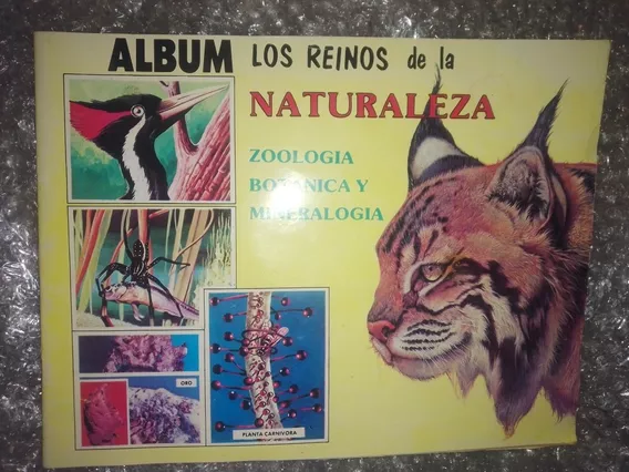 Album De Estampas Reinos De La Naturaleza Vacio