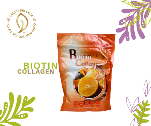 Biotin Collagen De Salud Y Belleza | Sabor Naranja