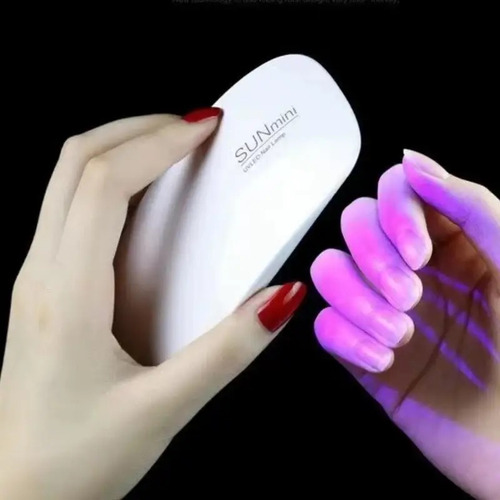 Lámpara Secador Uñas Led Uv Mini Portátil Plegable Manicura
