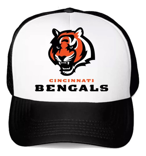 Gorra Nfl Personalizada Cincinnati Bengals Trucker De Malla