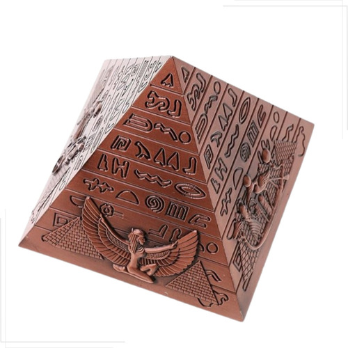 Pirâmide Egito De Metal Queops Orgonite Quefren Miquerinos