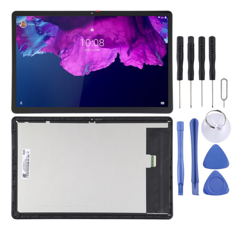 Tela Lcd Oem Preta Para Lenovo Tab P11/p11 Plus Tb-j606 Tb-