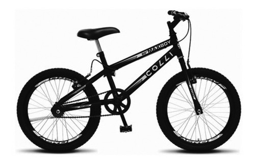 Bicicleta Mtb Colli Max Boy Aro 20 Aero Freios V-brake Cor Preto