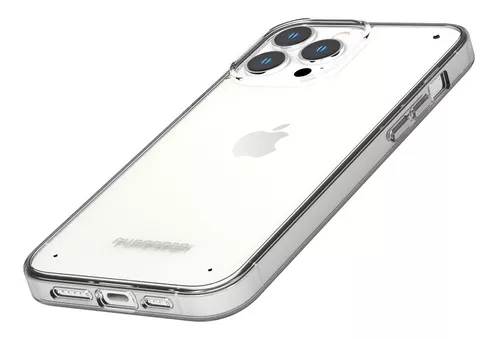 Funda Compatible Con iPhone 13 Pro Pure Gear Transparente Color Blanco