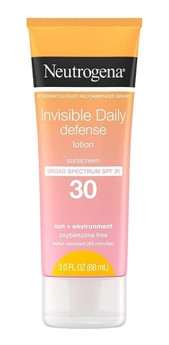 Neutrogena Invisible Daily Defense Protector Solar Spf 30