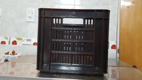 Cajón Bidonero Plástico Apilable Medidas 55x36x31