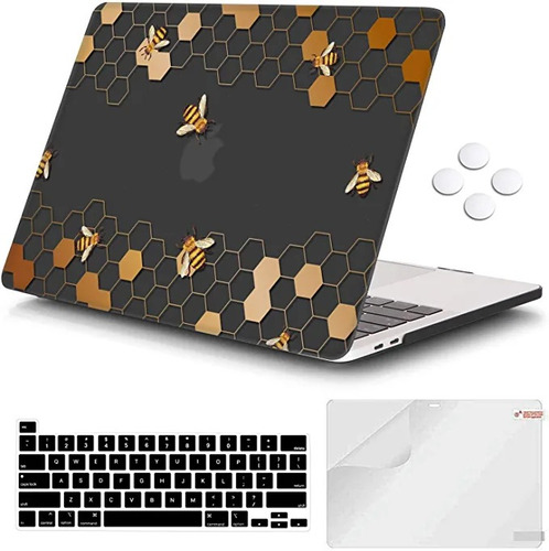 Funda Para Macbook Pro 13 (version 2012/2008) Abejas