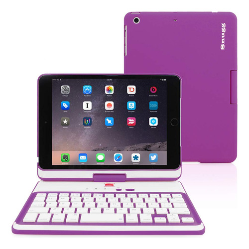 iPad Mini Funda Teclado Giratorio Grado Bluetooth Ultrafino