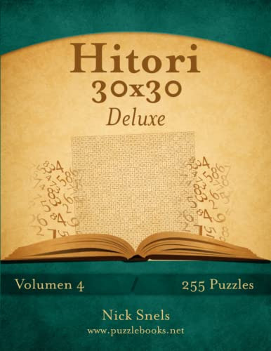Hitori 30x30 Deluxe - Volumen 4 - 255 Puzzles