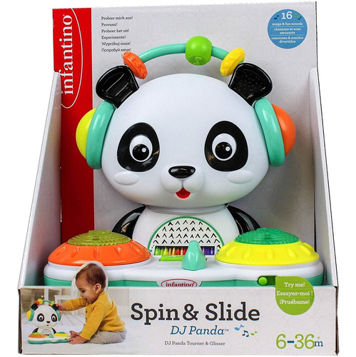 Juego Musical Infantino Spin & Slide Dj Panda 