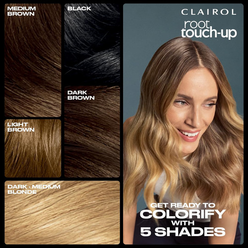 Clairol Color De Retoque De Raíces + Spray Temporal 2 En 1 D