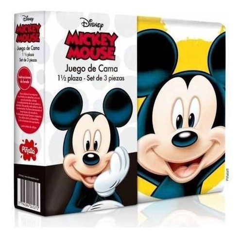 Imagen 2 de 6 de Juego De Sabanas 1 Pl Infantil Niño Disney