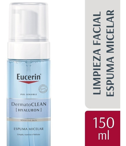 Eucerin Dermatoclean Hyaluron Espuma Micelar X 150 Ml Tipo de piel Normal